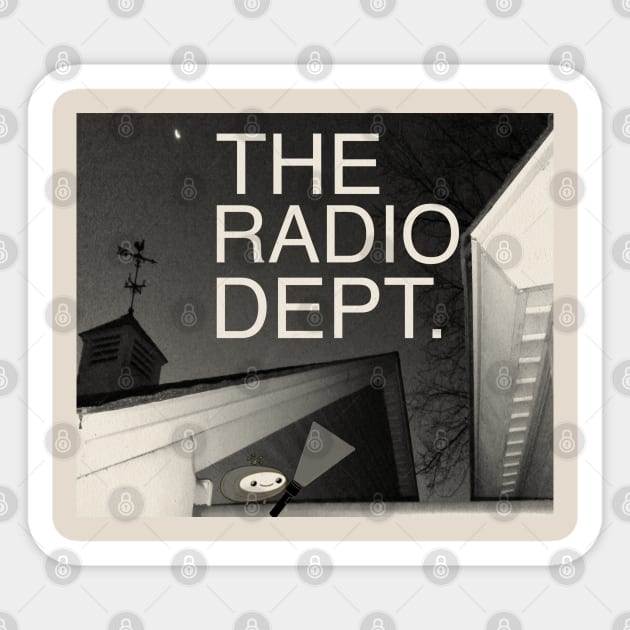 The Radio Dept. Sticker by Noah Monroe